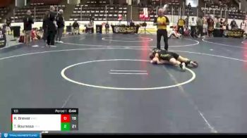 101 lbs Round 1 (4 Team) - Tanner Bourassa, MI Pitbulls vs Robert Brewer, Michigan Raiders