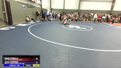 150 lbs Champ. Round 1 - Isaac Padilla, Mat Demon Wrestling Club vs Evan Warren, Reality Sports Wrestling Club