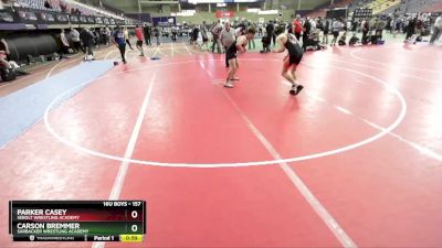 157 lbs Cons. Round 2 - Parker Casey, Sebolt Wrestling Academy vs Carson Bremmer, Sarbacker Wrestling Academy