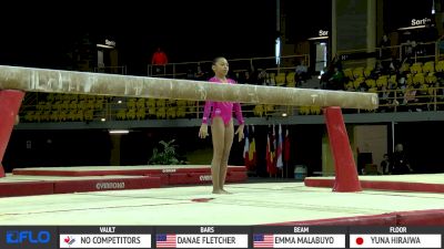 Emma Malabuyo Gold Medal BB - 2016 Gymnix EF