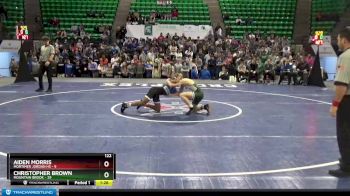 122 lbs Finals (2 Team) - Aiden Morris, Mortimer Jordan HS vs Christopher Brown, Mountain Brook