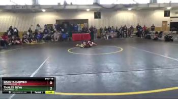 71 lbs Placement Matches (8 Team) - Dakota Harmer, Michigan Blue vs Thales Silva, California
