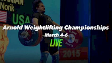 Arnold Weightlifting Championships Replay - Platform A, 3/5/16 Part 1