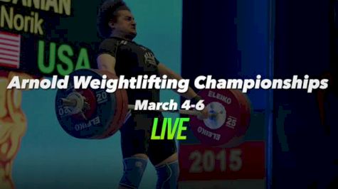 Arnold Weightlifting Championships Replay - Platform A, 3/6/16