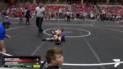 67 lbs Cons. Round 2 - Beckett Moon, Scott City Takedown Club vs Jaxon Marsh, Trailblazer Wrestling Club