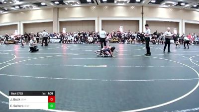 72 lbs Quarterfinal - Jasmine Buck, Dominate WC vs Elaina Soltero, Central Coast Most Wanted