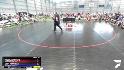 113 lbs Placement Matches (16 Team) - Nicolas Owens, Georgia BLACK vs Olin Neuville, Wisconsin Blue