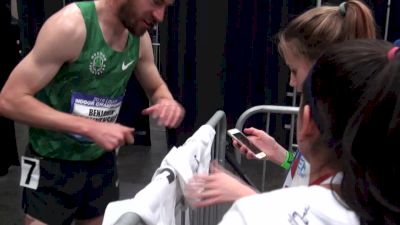 Ben Blankenship with fans and 1500 outlook after USATF Indoor final