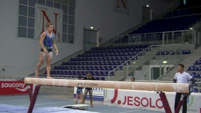 Jade Barbosa Shows Off A Beam Dance Through (Brazil) - Day 1 Training, Jesolo 2016