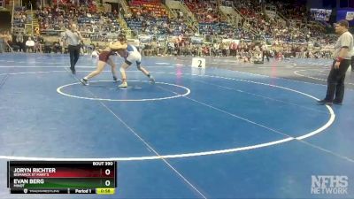 138 lbs 5th Place Match - Evan Berg, Minot vs Joryn Richter, Bismarck St Mary`s