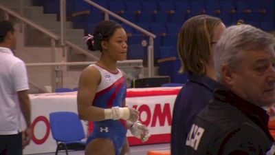 Gabby Douglas Rocks Full Bar Routine (USA) - Official Training, Jesolo 2016