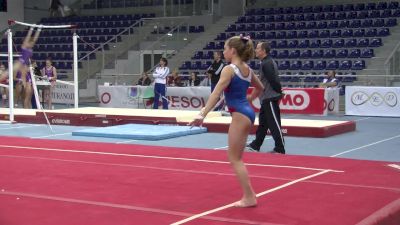 Sydney Johnson-Scharpf Spunky In 1 Pass Floor Set (USA) - Official Training, Jesolo 2016