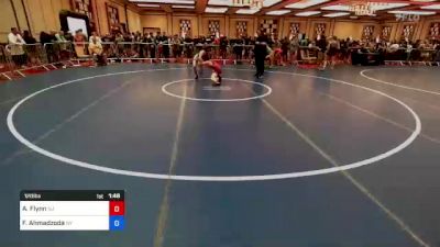 120 lbs Consi Of 16 #1 - Aidan Flynn, Nj vs Firdavs Ahmadzoda, Ny