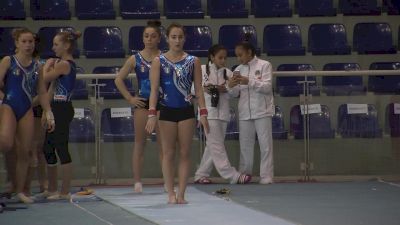 Carlotta Ferlito Hits Yurchenko 1.5 (Italy) - Official Training, Jesolo 2016