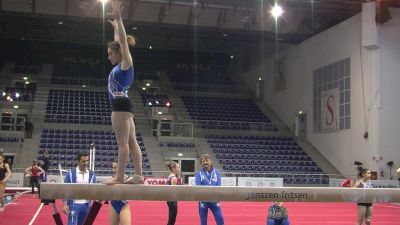 Alessia Leolini On Beam (Italy) - Official Training, Jesolo 2016