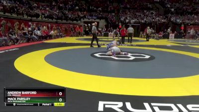 D2-165 lbs Quarterfinal - Andrew Barford, Col. DeSales vs Mack Parsley, WCH Washington