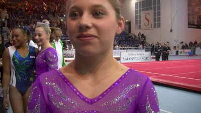 Sydney Johnson-Scharpf On Performance And 1st International Assignment - Sr AA, Jesolo 2016