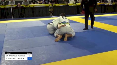 WILLIAM HAYWOOD HUGHES vs SEBASTIAN LORENZO ZAZUETA 2024 Pan Jiu Jitsu IBJJF Championship
