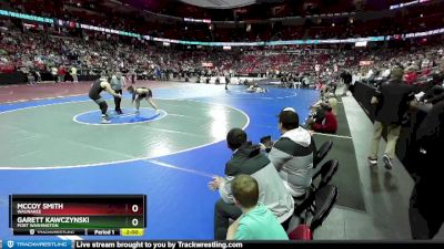 D1-215 lbs Quarterfinal - McCoy Smith, Waunakee vs Garett Kawczynski, Port Washington