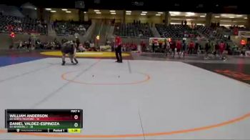 195 lbs Round 1 (4 Team) - Daniel Valdez-Espinoza, 6A Newberg 2 vs William Anderson, 6A North Medford