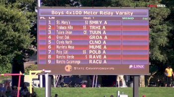 High School Boys' 4x100m Relay Varsity, Final