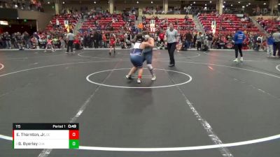 115 lbs Semifinal - Brixton Byerley, Chanute vs Eric Thornton, Jr., Duran Elite