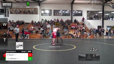 285 lbs Cons. Round 3 - Jacob Johnson, Unattached - Indianapolis vs Alex Naylor, Wabash