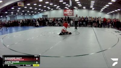 126 lbs Cons. Round 4 - Justin Walker, Machine Shed vs Alexander Wiatt, Williamsburg Wrestling Club