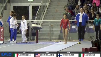 Martina Basile - Vault, Italy - Jr AA, Jesolo 2016
