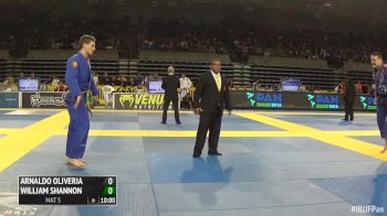 Arnaldo Oliveira vs William Shannon IBJJF Pan 2016 Absolute opening round