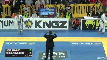 Mikey Musumeci vs Lucas Pinheiro Roosterweight Final IBJJF 2016 Pans