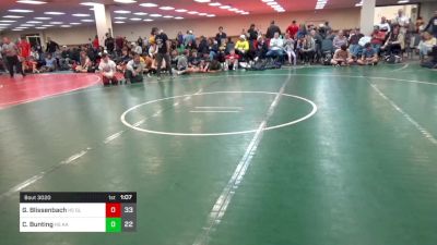 182 lbs Rr Rnd 3 - Gabe Blissenbach, Gladiators HS vs Cohen Bunting, All American HS