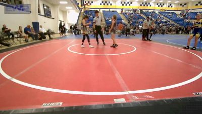 78-82 lbs Rr Rnd 5 - Kaydance Williams, Locust Grove Youth Wrestling vs Rocket McGirt, Salina Wrestling Club