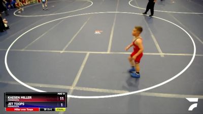 120 lbs Round 1 - Cash Carter, Blaine Wrestling Association vs Mason Pflugshaupt, Coon Rapids Mat Bandits Wrestling Club