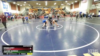 106 lbs Quarterfinal - Hunter Jauregui, Fountain Valley vs Ethan Carey, Los Alamitos