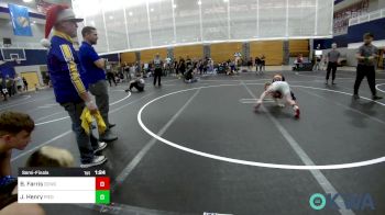 70-73 lbs Semifinal - Beau Farris, Deer Creek Wrestling Club vs Jackson Henry, Piedmont