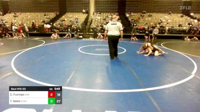 121 lbs Rr Rnd 3 - Carter Furman, Roundtree Wrestling Academy Blue vs Teag Saito, Shore Thing Wave