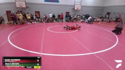 125 lbs Round 3 (8 Team) - Trace Brooks, Cypress Wrestling Club vs Gage McKibben, Big Dog Ranch