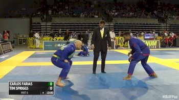 Tim Spriggs vs Carlos Farias IBJJF 2016 Pan Black Belt Absolute