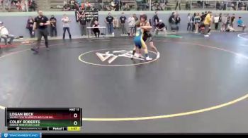 117 lbs Round 2 - Colby Roberts, KODIAK WRESTLING CLUB vs Logan Beck, Valdez Youth Wrestling Club Inc.