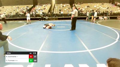 121 lbs Rr Rnd 9 - Ava Guilmette, TNT Tugman vs Carter Furman, Roundtree Wrestling Academy Blue