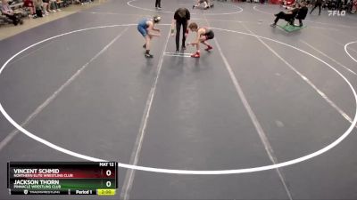 106 lbs Cons. Semi - Jackson Thorn, Pinnacle Wrestling Club vs Vincent Schmid, Northern Elite Wrestling Club