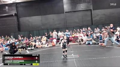 53 lbs Semifinal - Jameson Campbell, Legacy Elite vs Connor Whitesides, Summerville Takedown