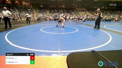 105 lbs Semifinal - Braden Perez, Sperry Wrestling Club vs Collin Moore, Wagoner Takedown Club