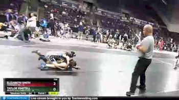 110 lbs Round 2 (4 Team) - Elizabeth Smith, Thorobred WC vs Taylor Martell, Arizona Girls Wrestling