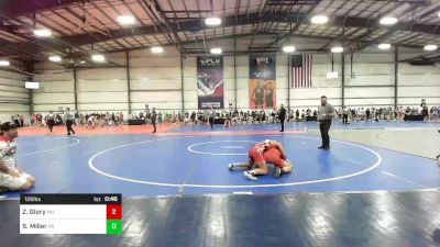 126 lbs Consi Of 64 #1 - Zac Glory, MD vs Seth Miller, PA