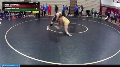 190 lbs Quarterfinal - Abel Gonzalez, Segerstrom vs Joseph Pelton, Durango