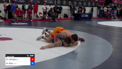 97 kg Cons 8 #2 - Michael Calcagno, Izzy Style Wrestling vs Marcus Allen, Texas