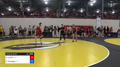 65 kg Consi Of 32 #2 - Kelvin Griffin, Lehigh Valley Wrestling Club vs Ethan Renager, George Mason