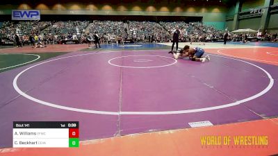 135 lbs Consi Of 32 #1 - Andrew Williams, Elite Force Wrestling Club vs Caleb Beckhart, Central Valley (Ceres)